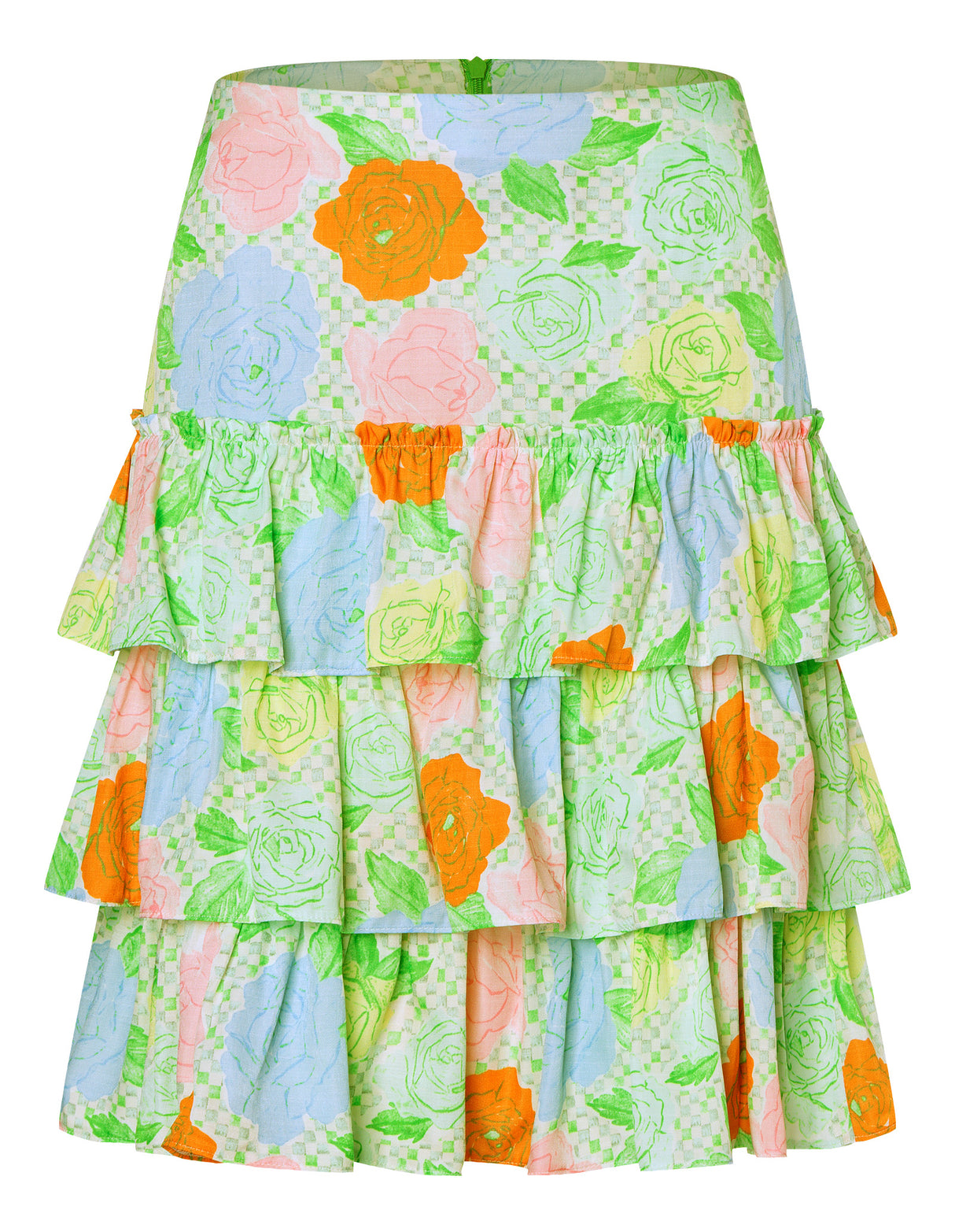 Patron Burda n°5726 - Jupe courte à taille haute