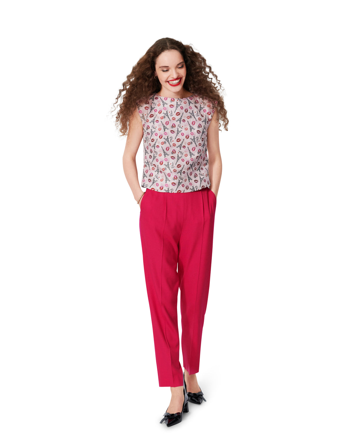 Patron Burda n°5727 - Hauts féminins à décliner