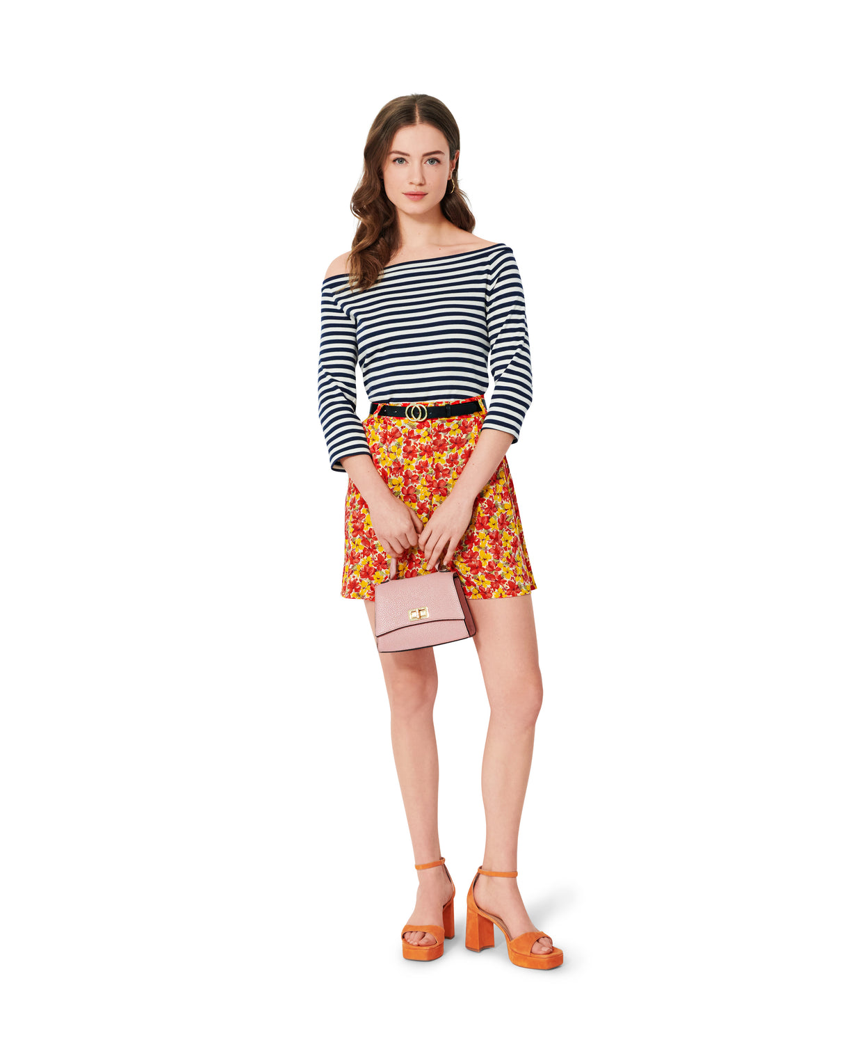 Patron Burda n°5730 – Tops à encolure bateau