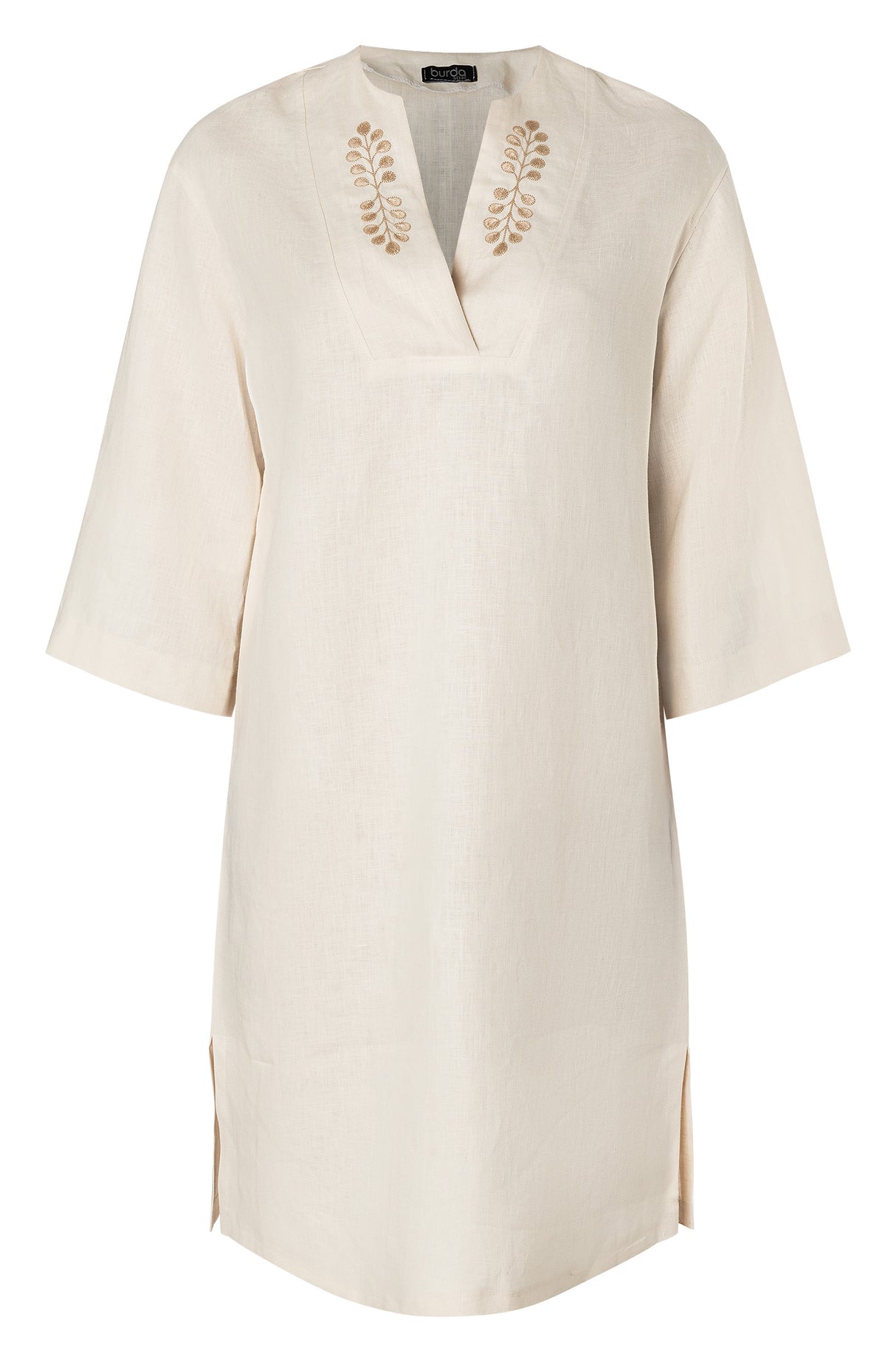 Patron Burda n°5733 – Robe tunique et blouse brodée