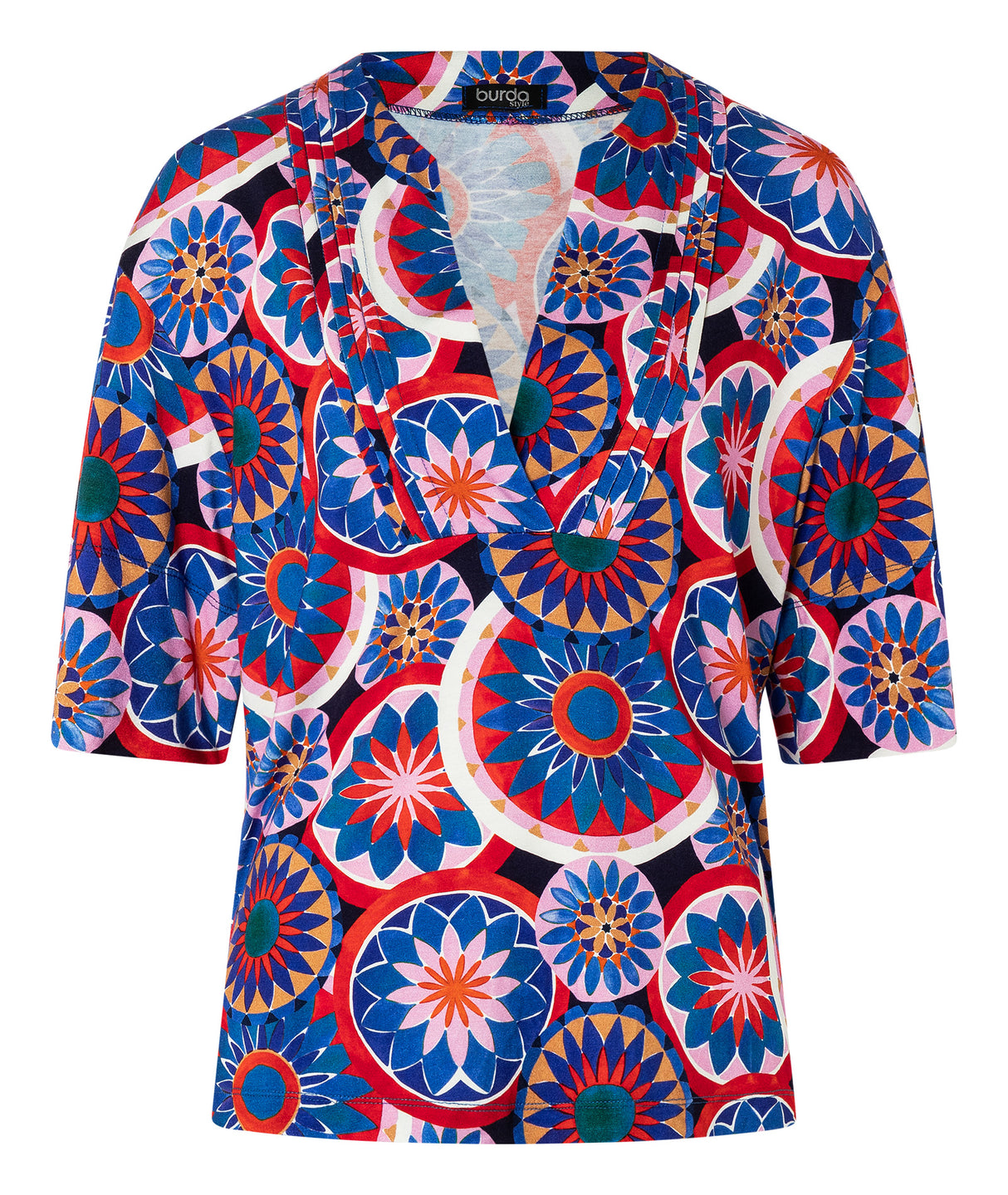 Patron Burda n°5733 – Robe tunique et blouse brodée