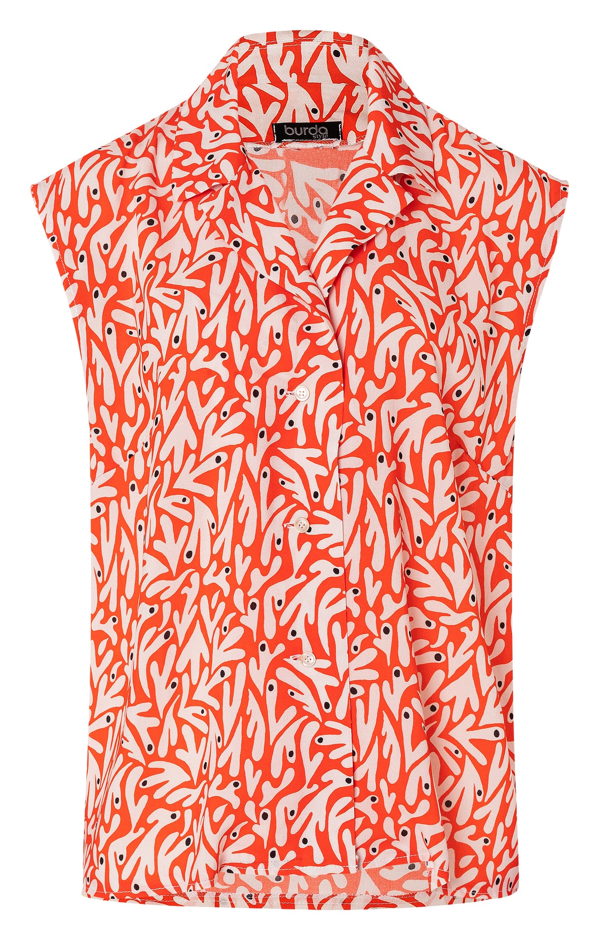 Patron Burda n°5734 – Gilet sans manches
