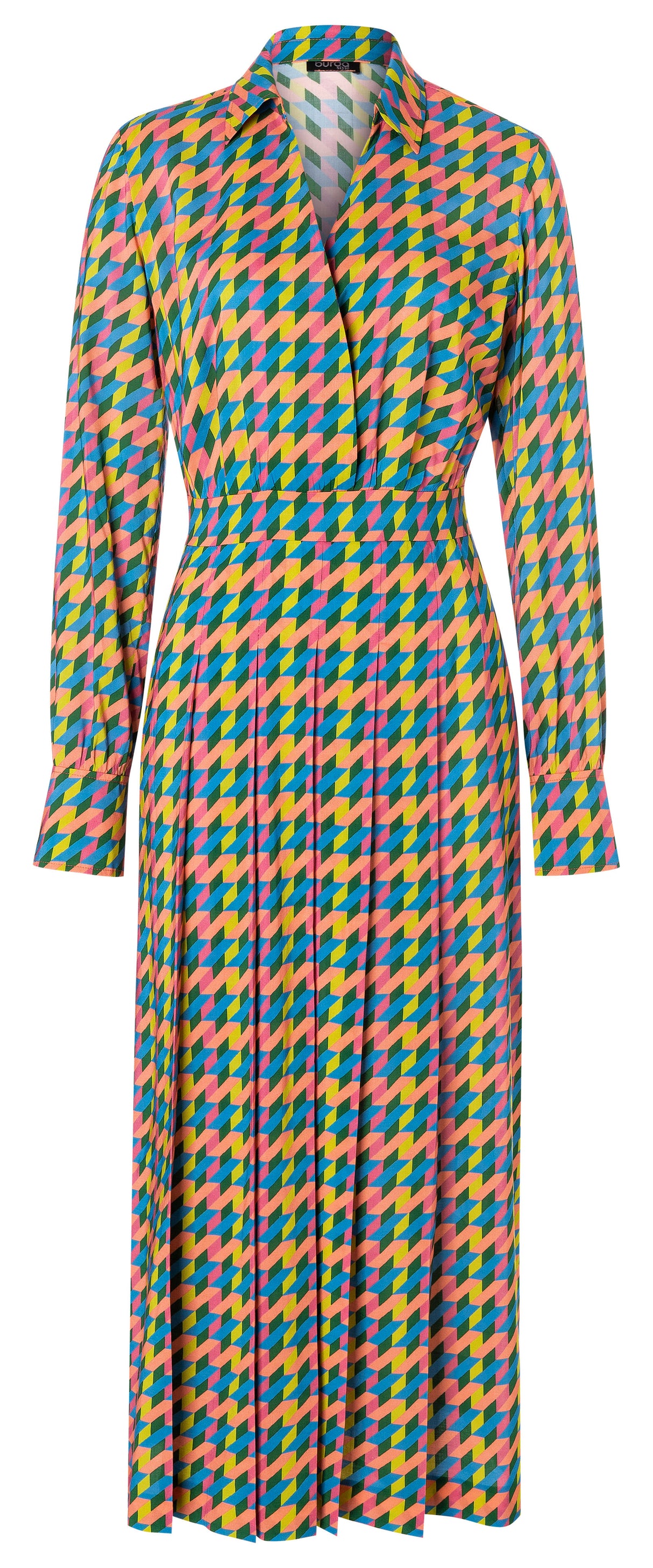 Patron Burda n°5767 – Robe Longue à Col Dégagé