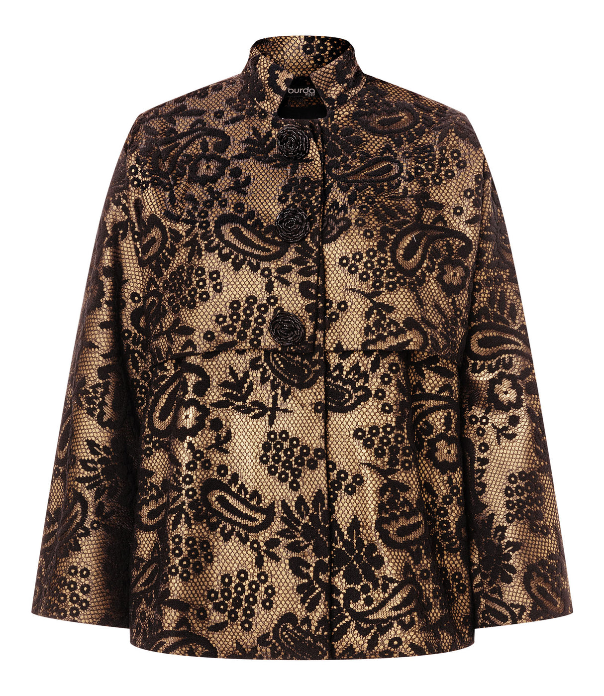 Patron Burda n°5769 – Cape Élégante Façon Trench-Coat