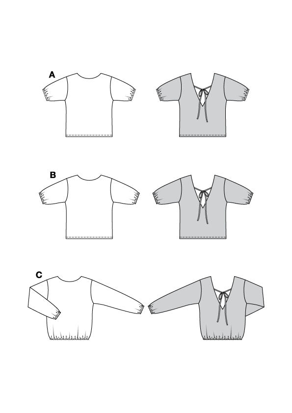 Patron Burda n°5771 – Blouse Féminine Élégante