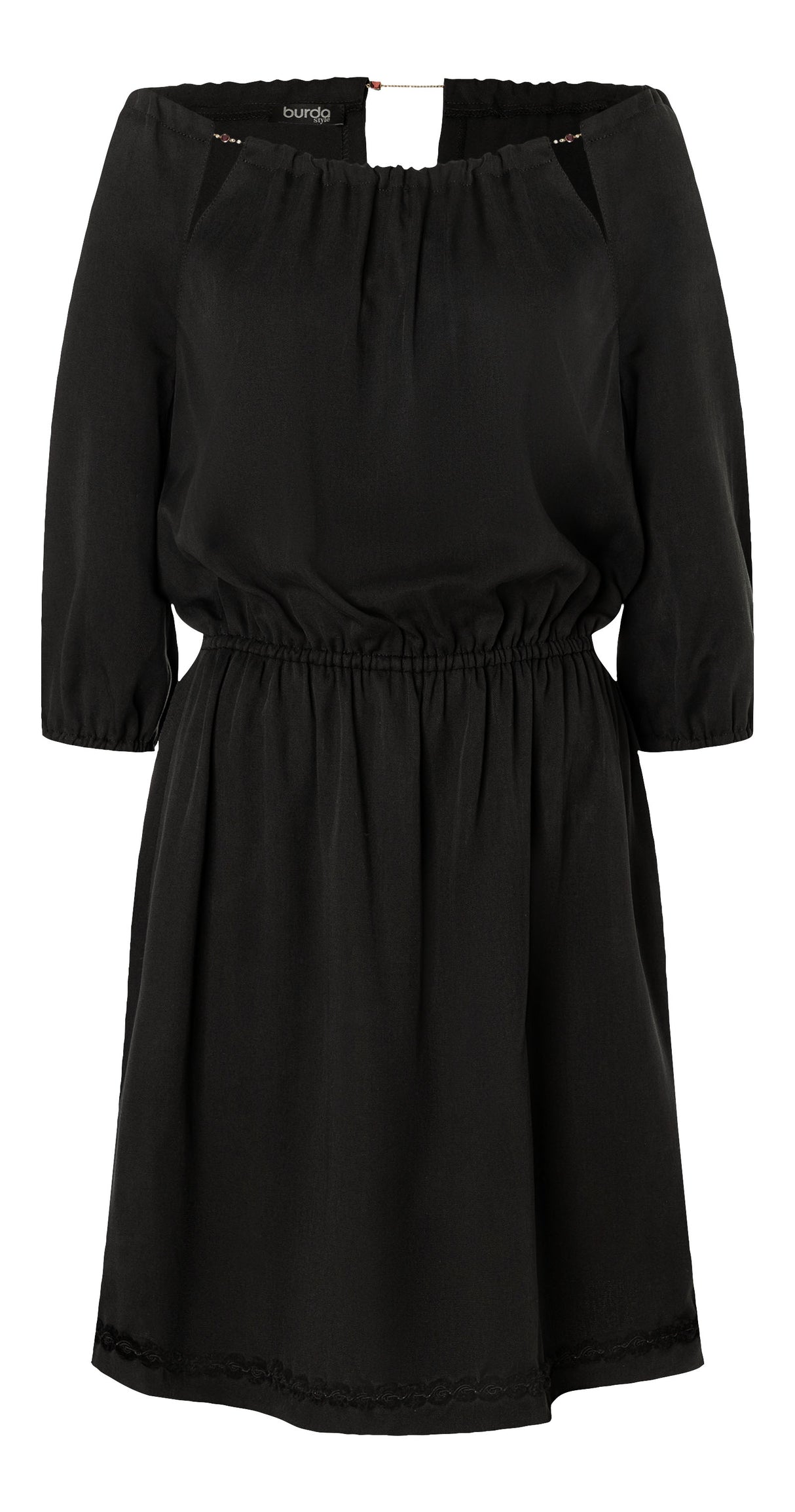 Patron Burda n°5772 – Robe Féminine Élégante