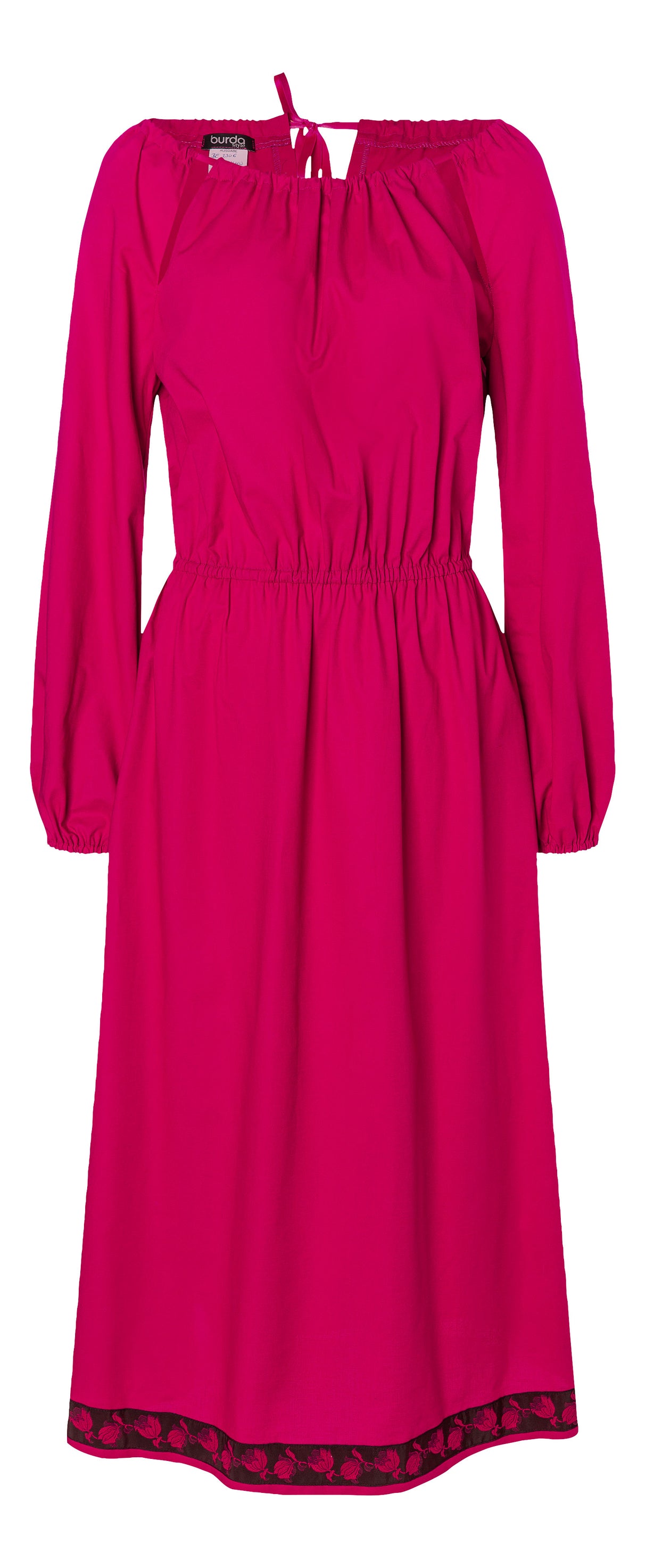 Patron Burda n°5772 – Robe Féminine Élégante