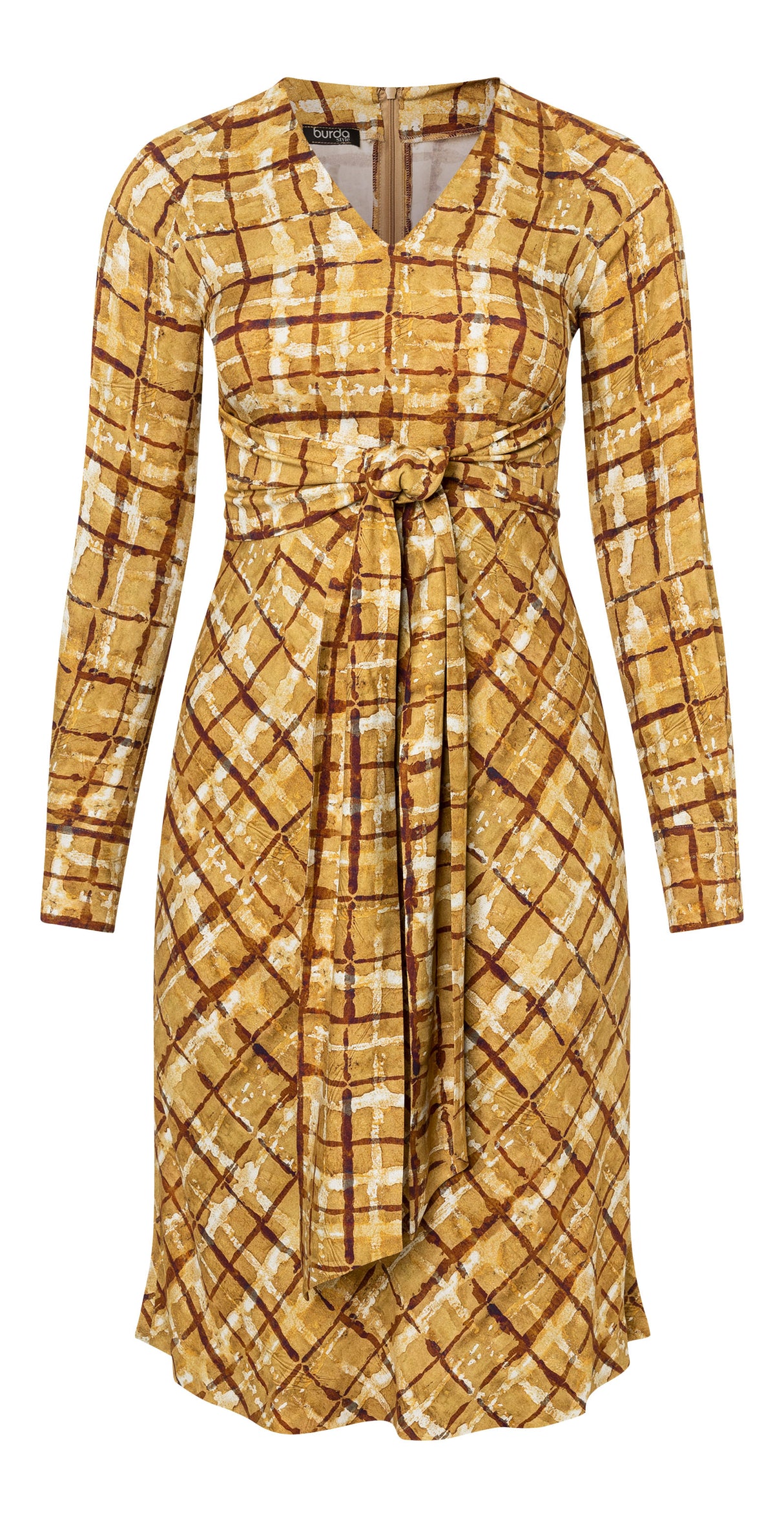 Patron Burda n°5777 – Robe Élégante et Polyvalente