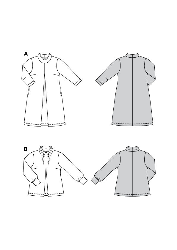 Patron Burda n°5782 – Robe et Tunique avec Pli Creux