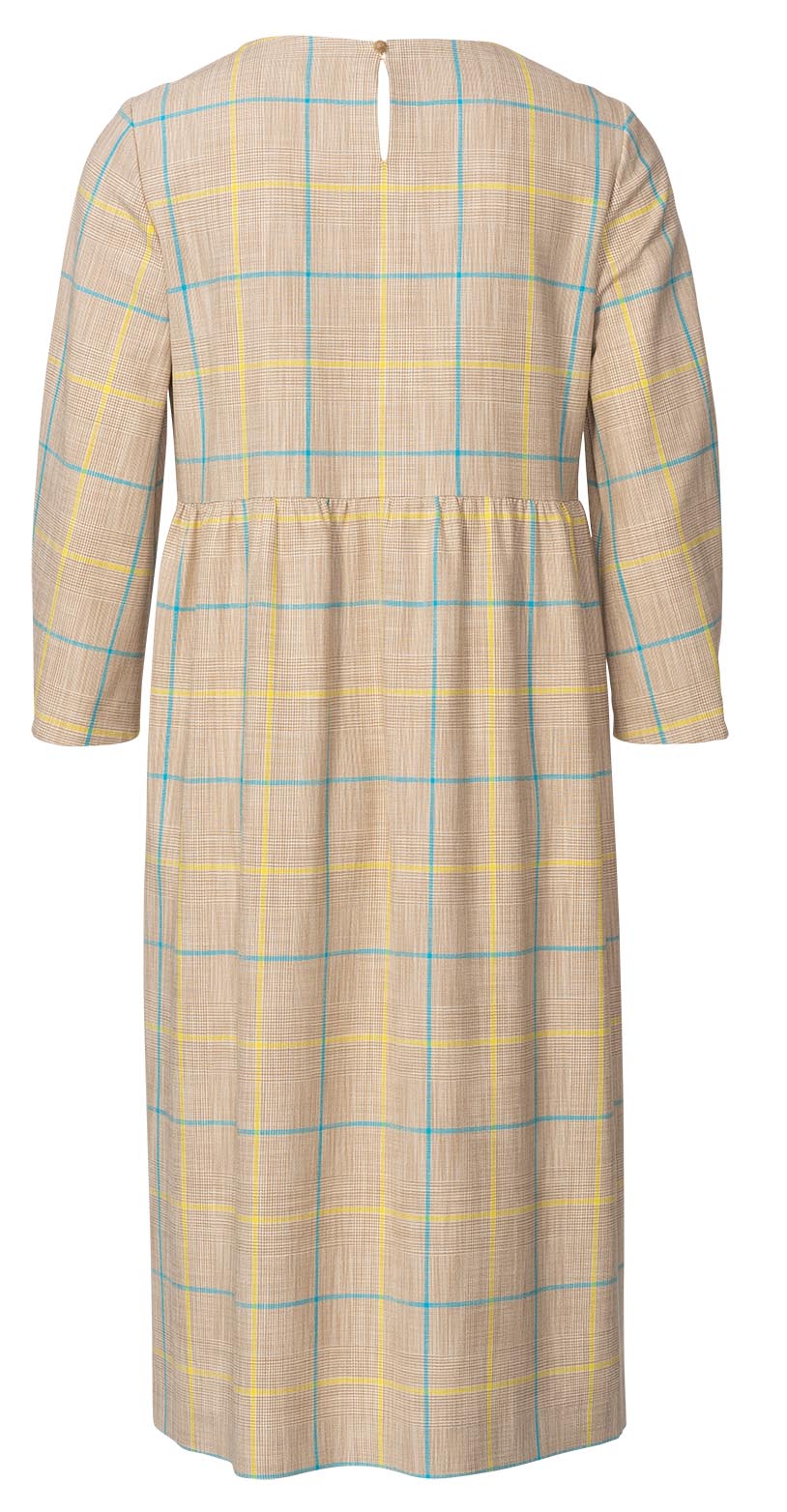 Patron Burda n°5948 - Robe taille haute et encolure ronde