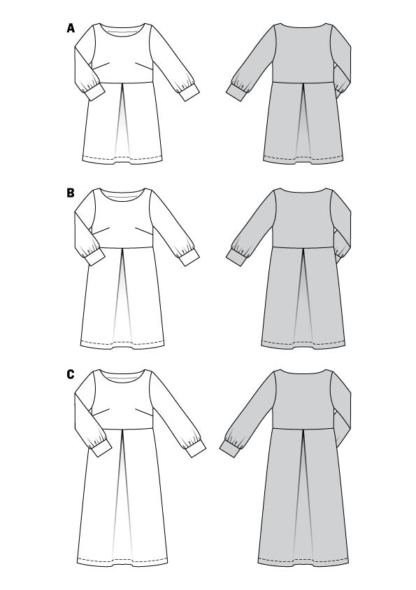 Patron Burda n°5975 – Robe