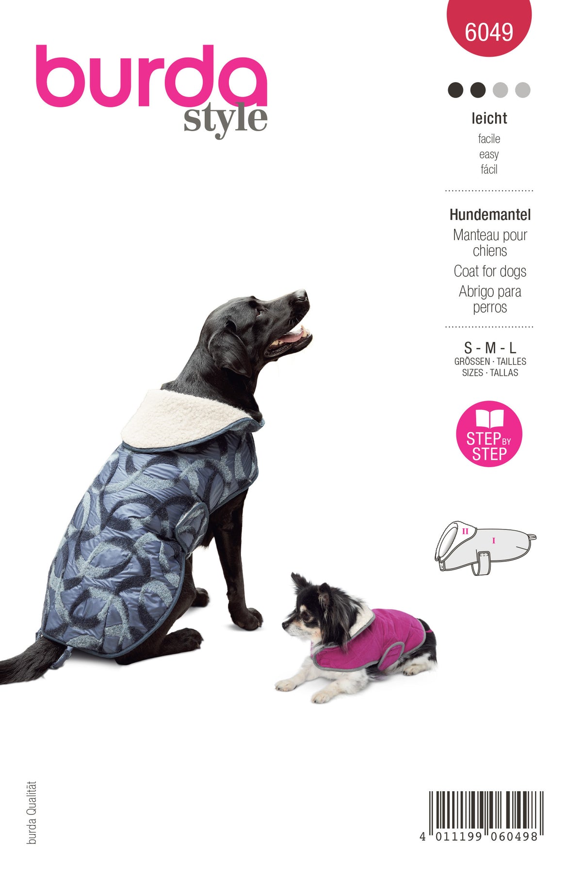 Patron Burda n°6049 – Manteau pour chien