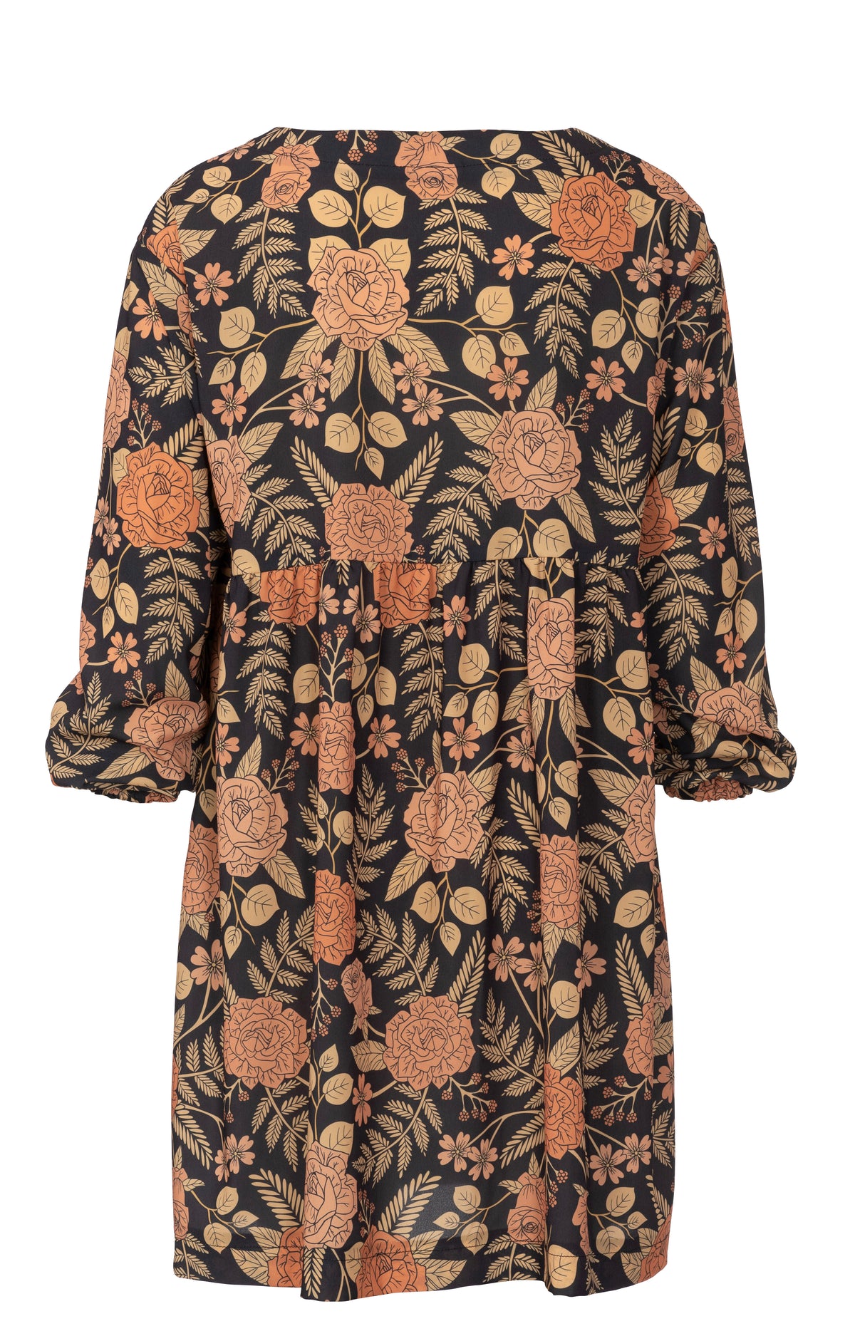 Patron Burda n°6055 – Robe à jupe froncée