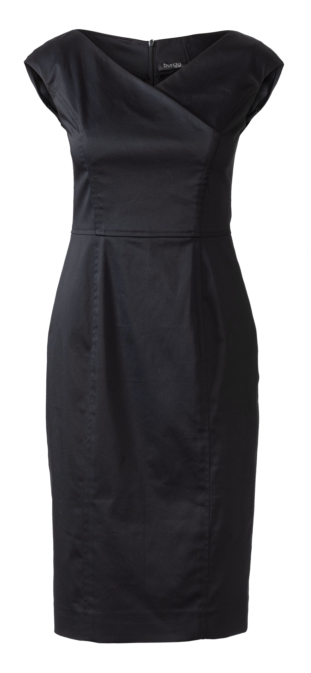 Patron Burda n°6236 – Robe crayon à effet croisé