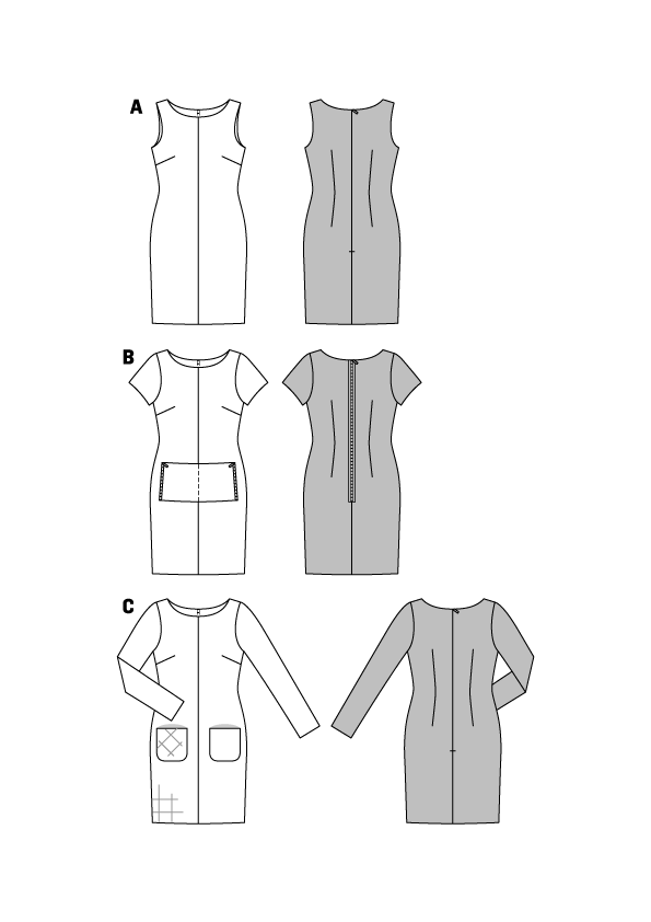 Patron Burda n°6609 - Robe
