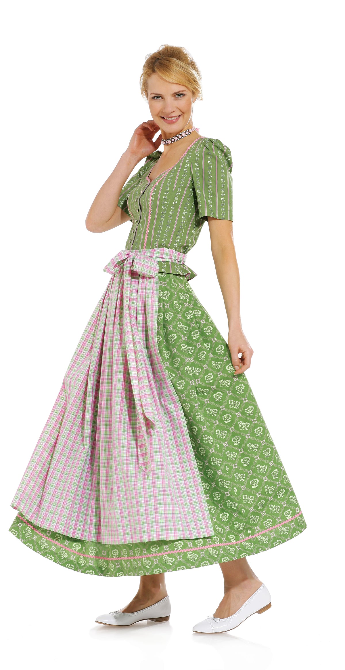 Patron Burda n°7870 - Robe tyrolienne