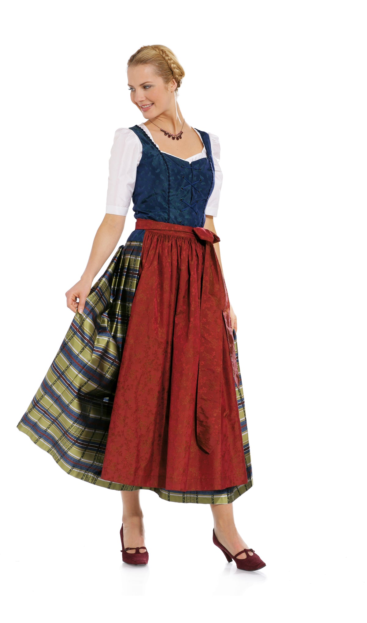 Patron Burda n°7870 - Robe tyrolienne