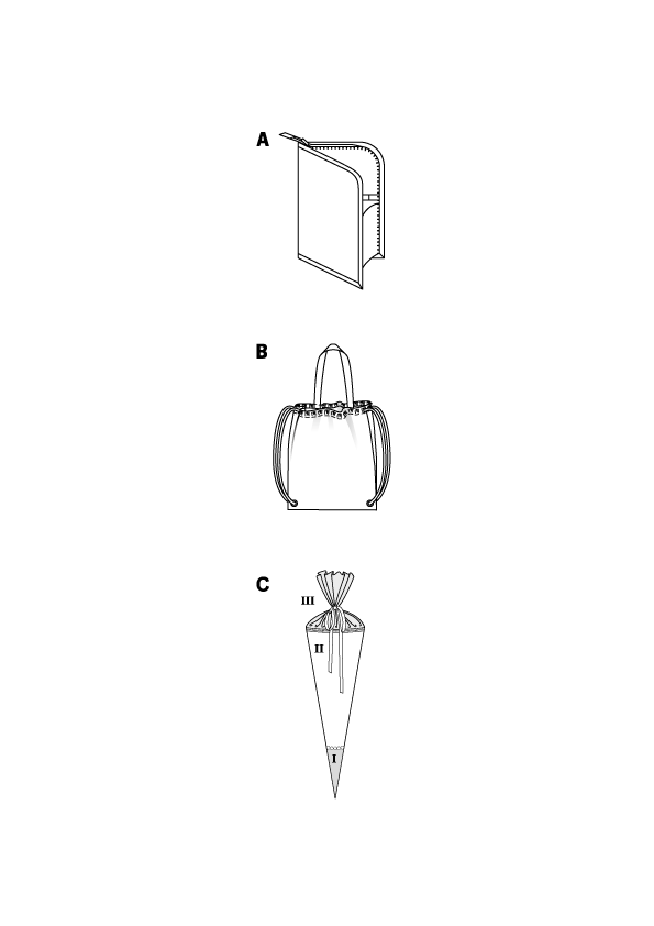 Patron Burda 9200 - Accessoires