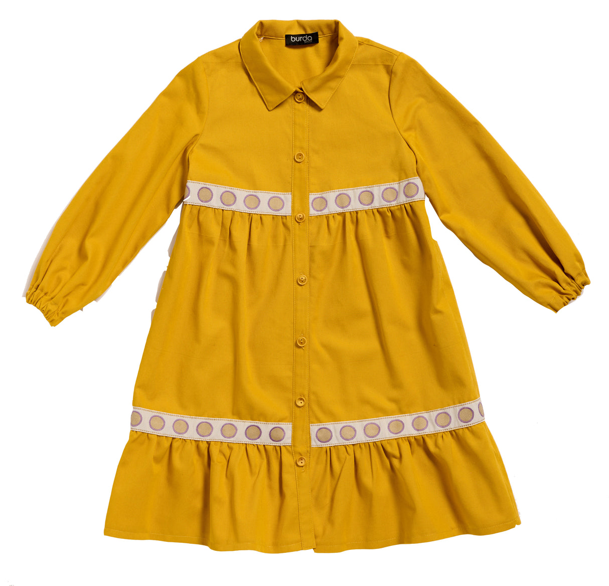 Patron Burda n°9217 - Robe pour enfants