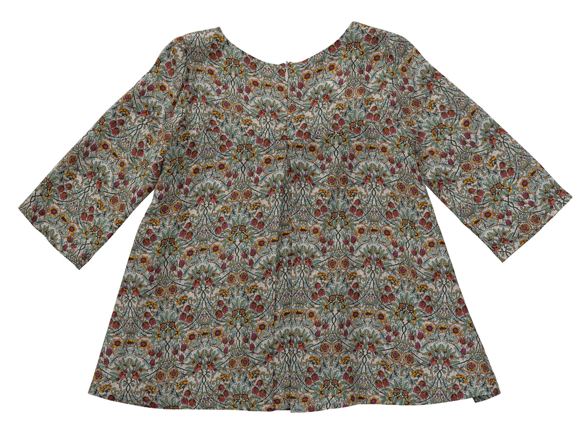 Patron Burda n°9252 - Robe et blouse évasées pour enfants