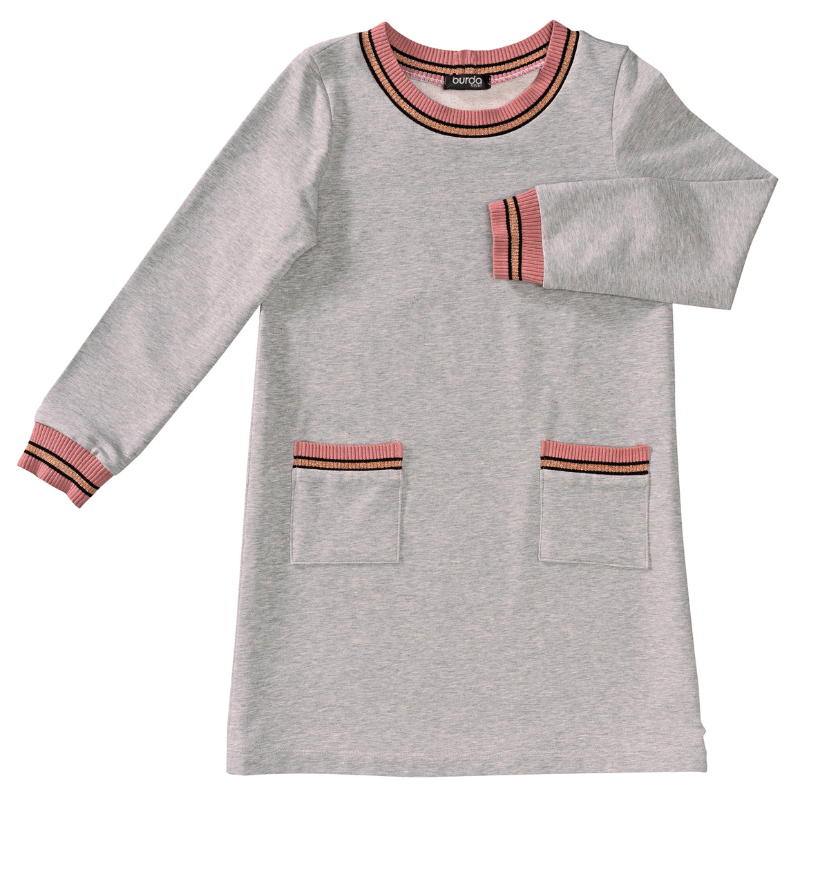 Patron Burda n°9286 - Robe façon tee-shirt pour enfants