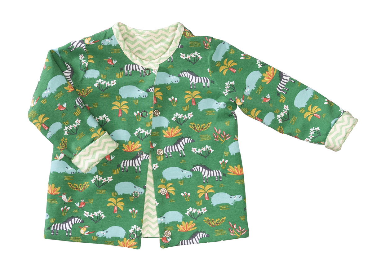 Patron Burda n°9293 - Ensemble bébé : veste et pantalon réversibles