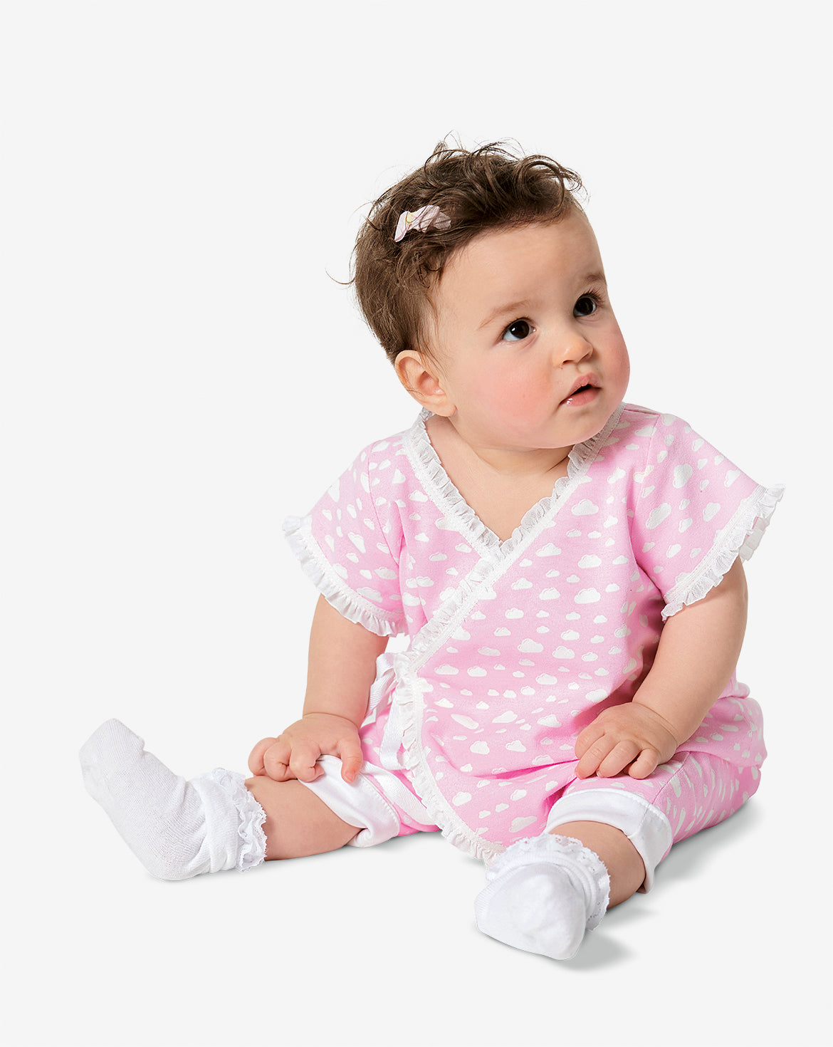 Patron Burda n°9314 - Grenouillère croisée pour bébé