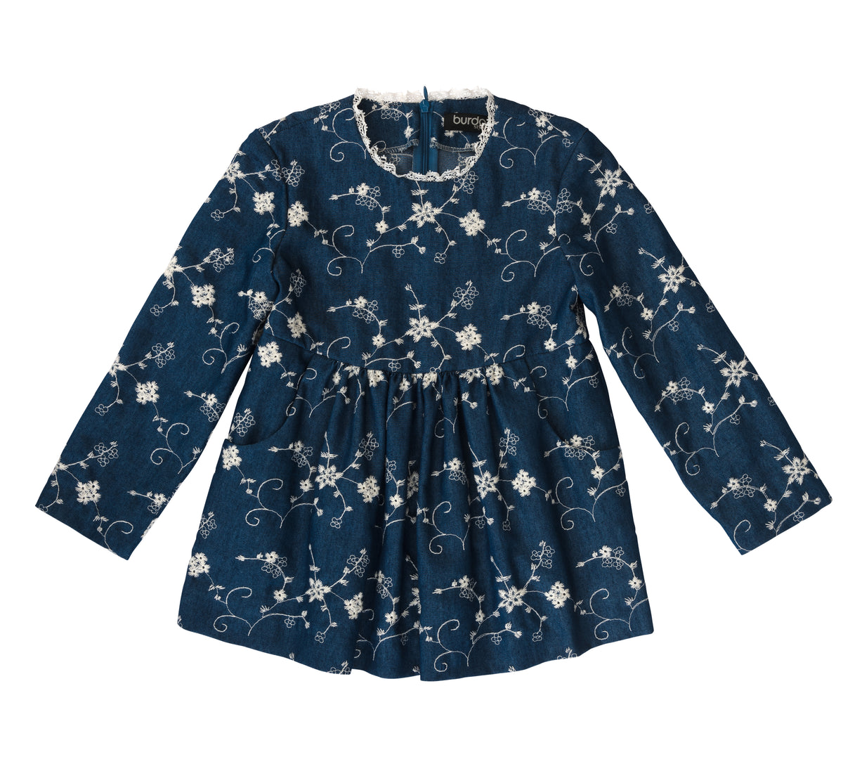 Patron Burda n°9350 – Blouse et robe pour enfant