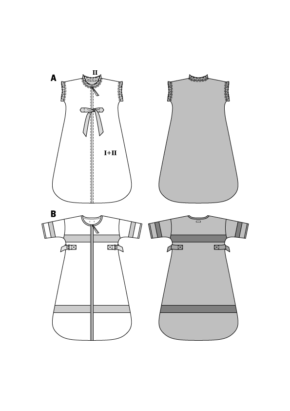 Patron Burda n°9382 – Gigoteuse pour bébé