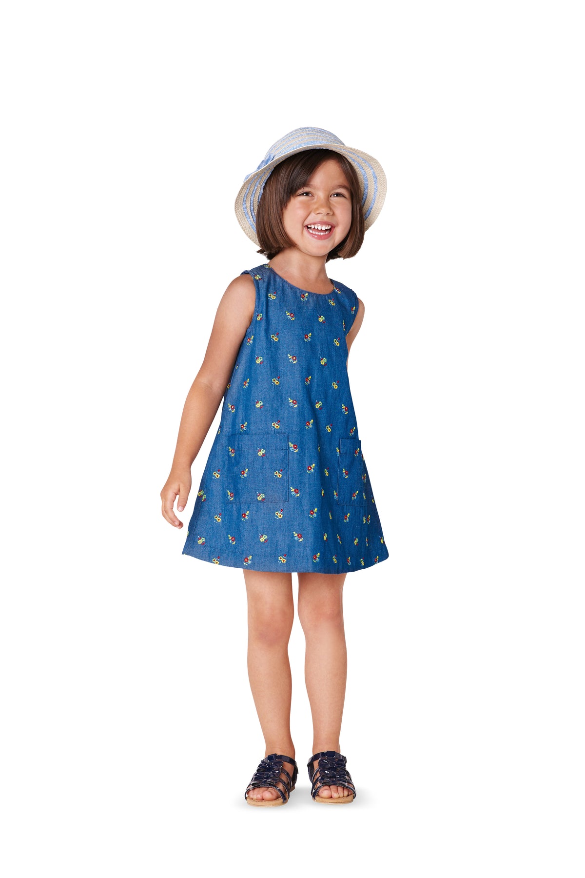 Patron Burda n°9420 – Robe chasuble pour enfant