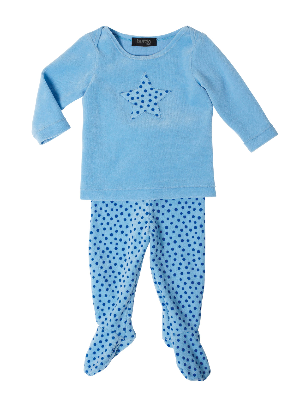 Patron Burda n°9423 – Ensemble bébé