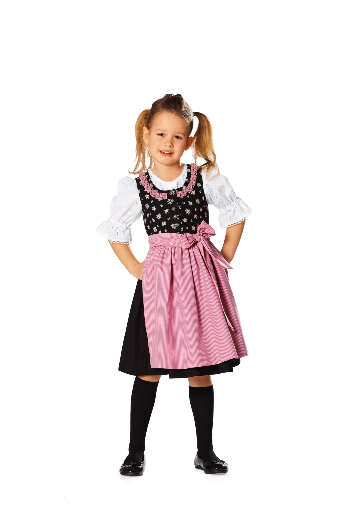 Patron Burda n°9509 – Robe folklorique pour enfants