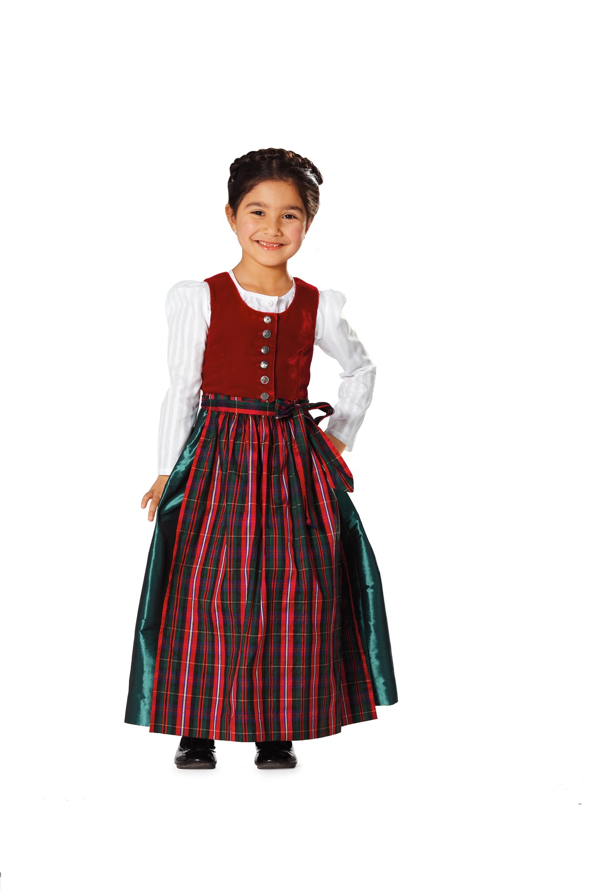 Patron Burda n°9509 – Robe folklorique pour enfants