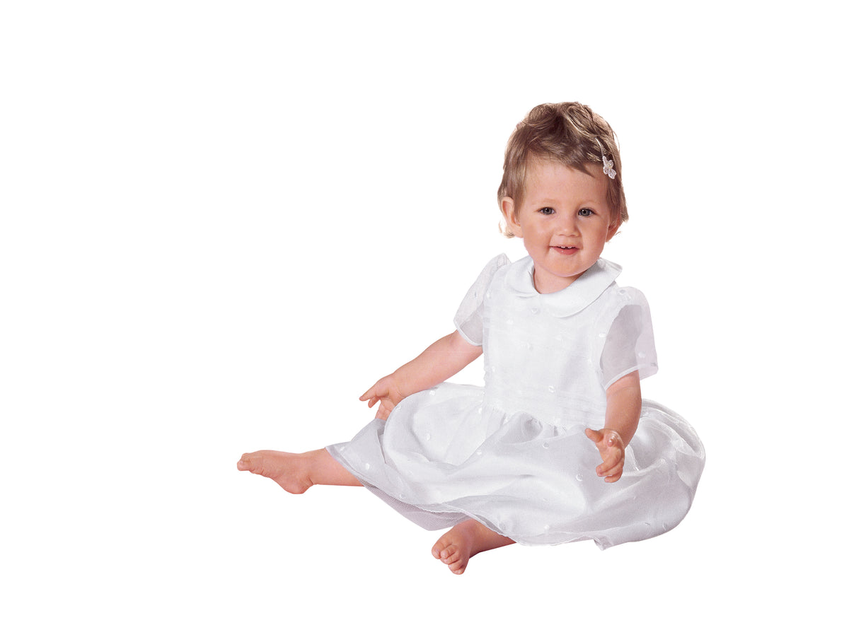 Patron Burda n°9804 – Robe de baptême pour bébé