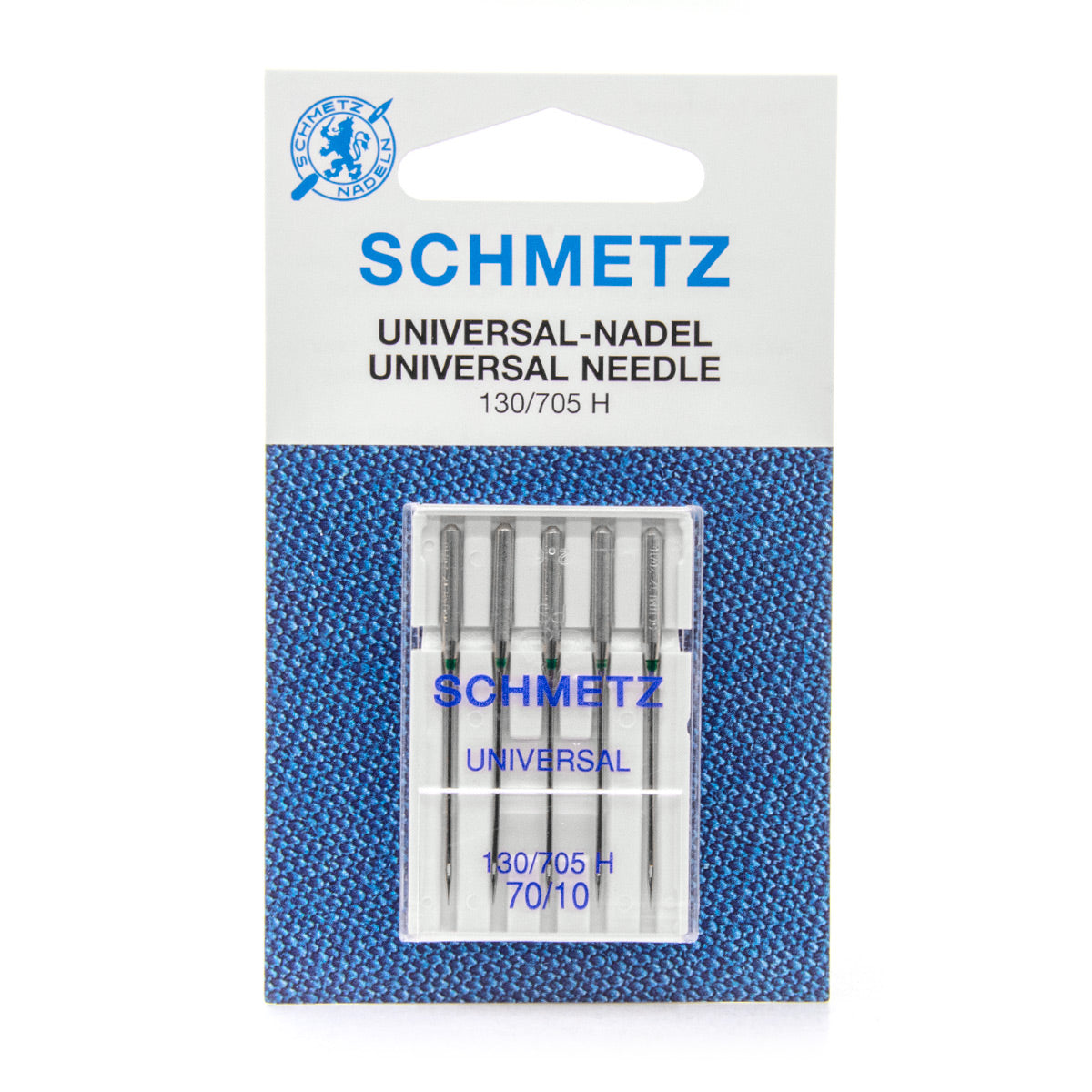 Assortiment de 5 aiguilles machine SCHMETZ Universelles - Taille 70