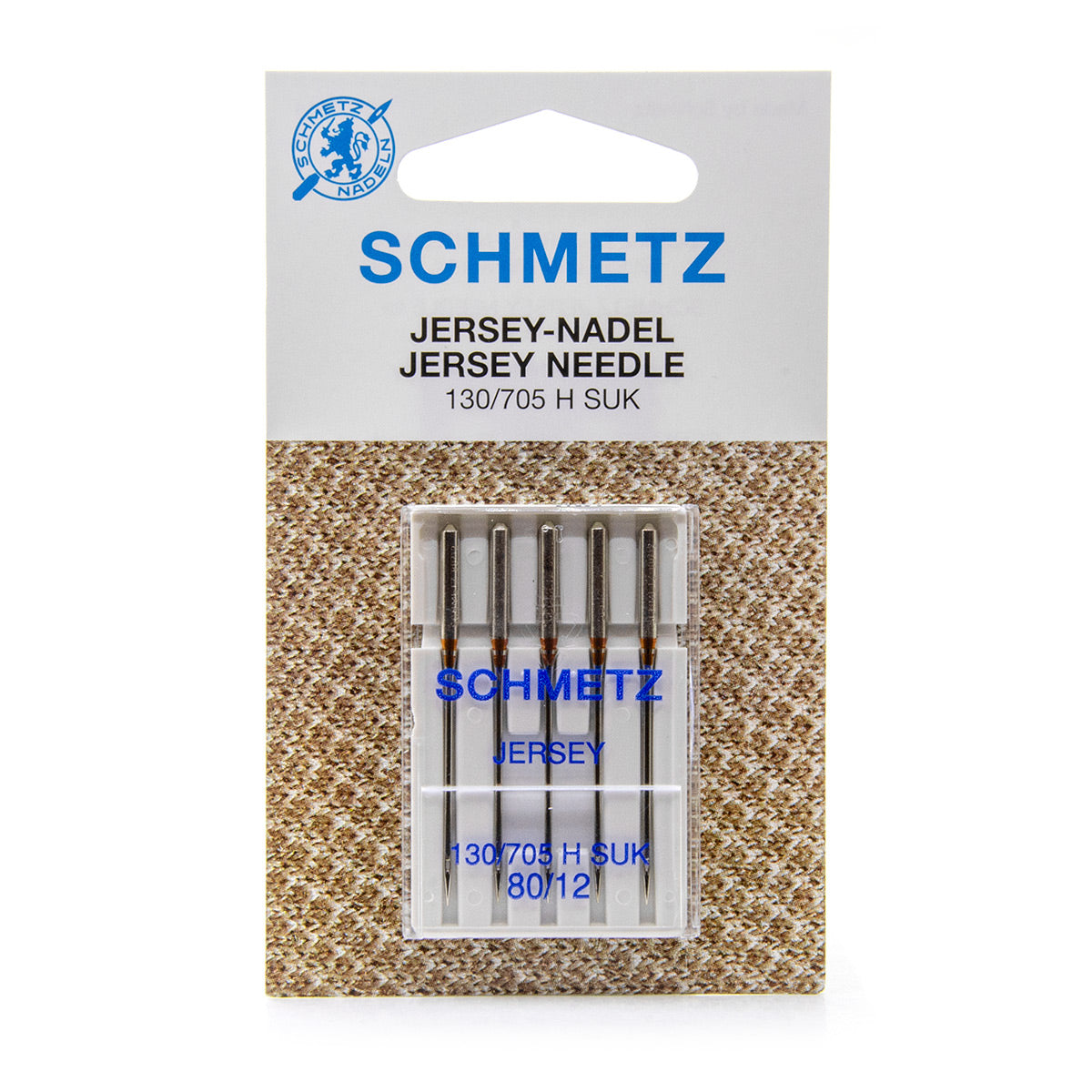 Assortiment de 5 aiguilles machine SCHMETZ Jersey - Taille 80