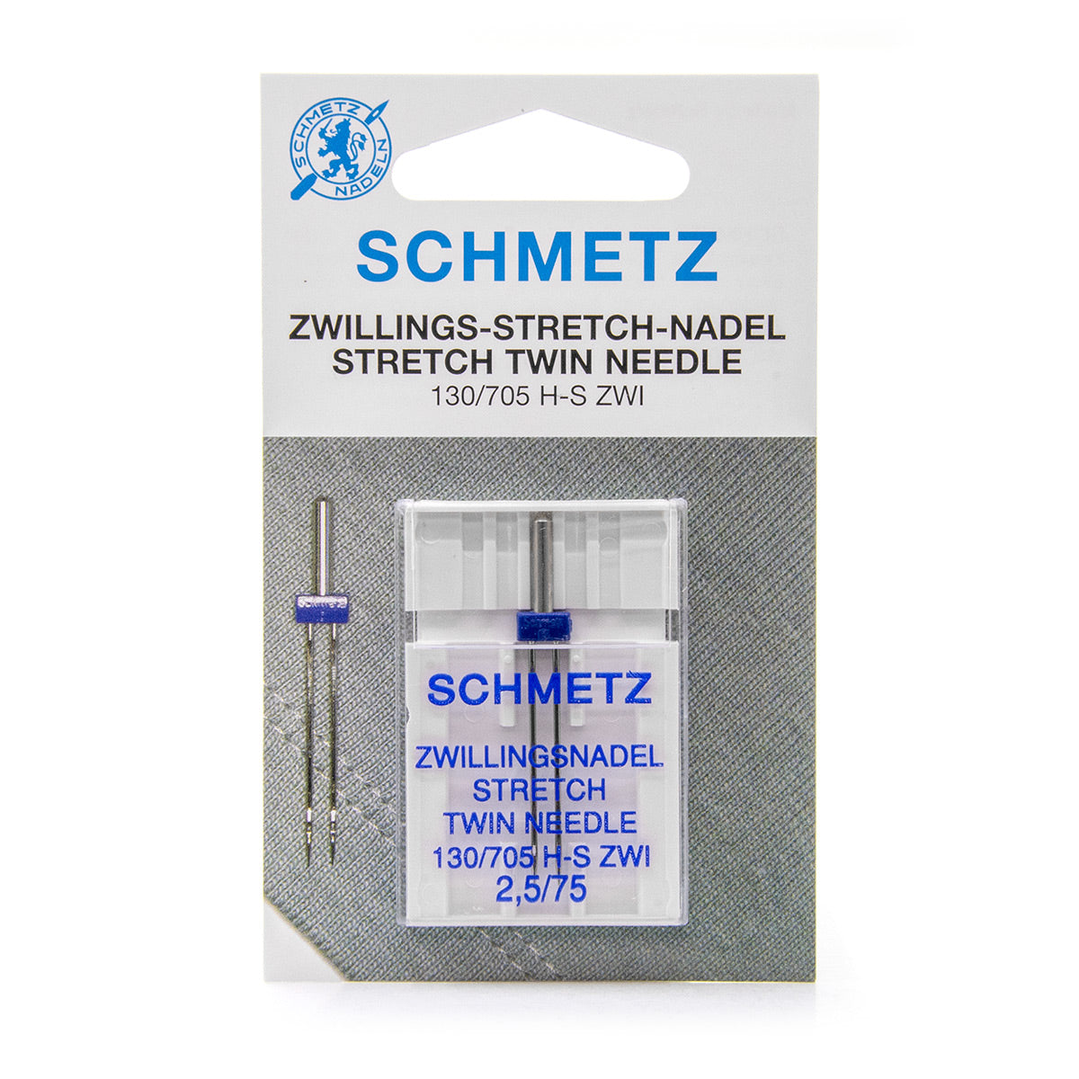 Aiguille machine double SCHMETZ spécial stretch - 2,5 mm