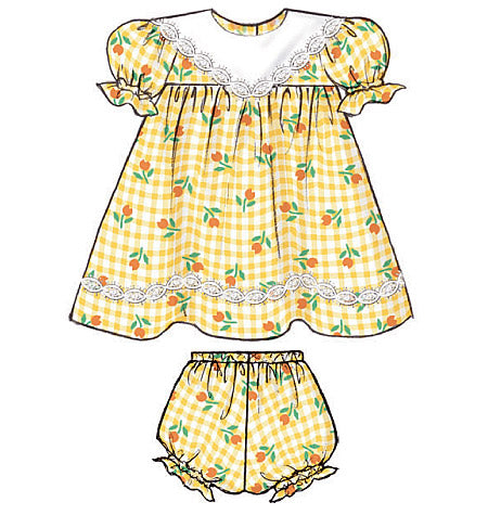 Patron Butterick n°4110 – Ensemble de vêtements pour bébé