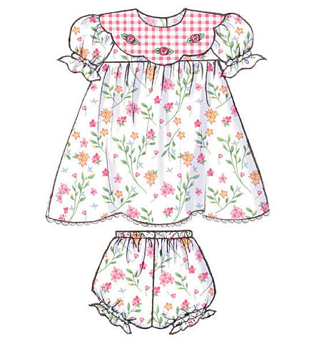 Patron Butterick n°4110 – Ensemble de vêtements pour bébé