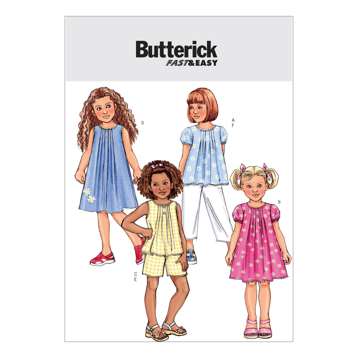 Patron Butterick n°4176 – Ensemble de vêtements pour enfants