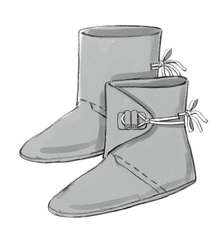 Patron Butterick n°5233 – Chaussures historiques en sept styles