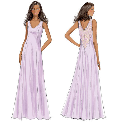 Patron Butterick n°5963 – Ensemble de détente : robe de chambre, haut, chemise de nuit, pantalon et sac