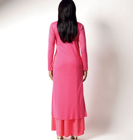 Patron Butterick n°5963 – Ensemble de détente : robe de chambre, haut, chemise de nuit, pantalon et sac