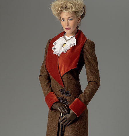 Patron Butterick n°6108 - Veste, bavette et jupe
