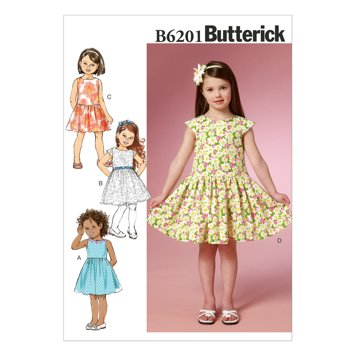 Patron Butterick n°6201 - Robe pour enfants