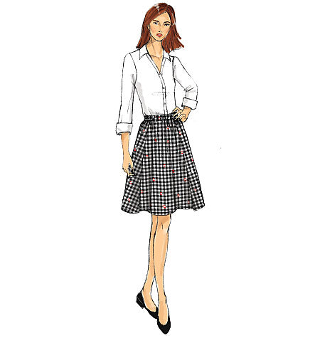 Patron Butterick n°6326 - Jupe élégante et polyvalente