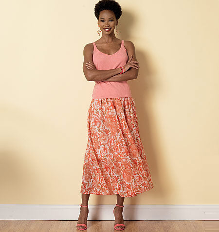 Patron Butterick n°6326 - Jupe élégante et polyvalente