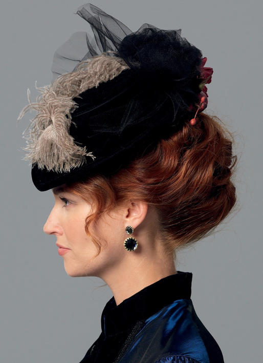 Patron Butterick n°6397 - Chapeaux élégants en quatre styles