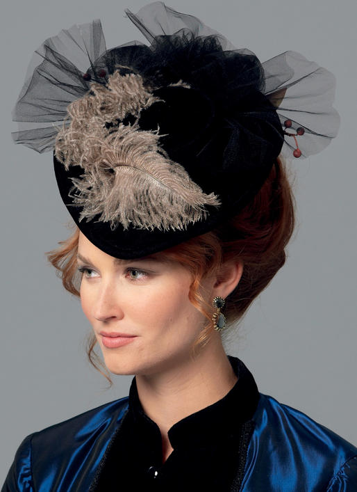 Patron Butterick n°6397 - Chapeaux élégants en quatre styles