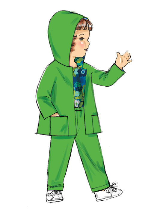 Patron Butterick n°6606 - Vêtements pour poupée de 46 cm